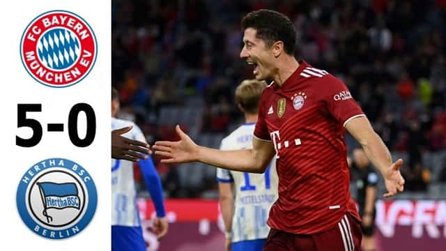 Video Highlight Bayern Munich - Hertha Berlin