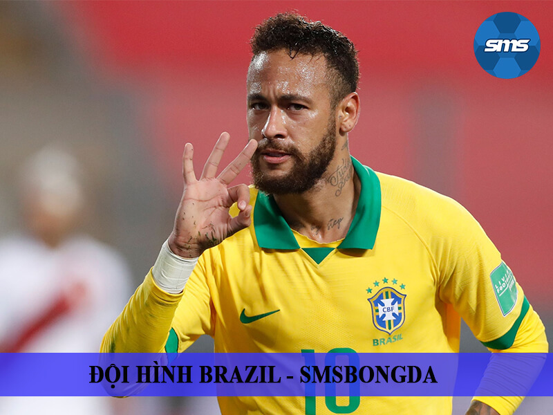 Tiền đạo: Neymar - Đội hình Brazil