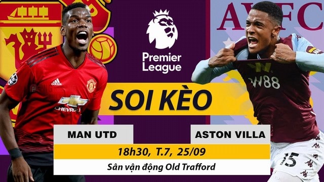 Manchester United vs Aston Villa, 18h30 - 25/09/2021 - NHA vòng 6