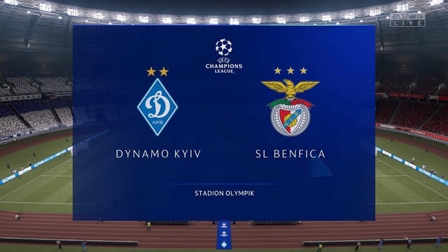 Dynamo Kiev vs Benfica, 02h00 – 15/09/2021 – Champions League