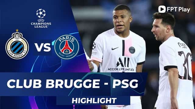 Video Highlight Club Brugge - PSG