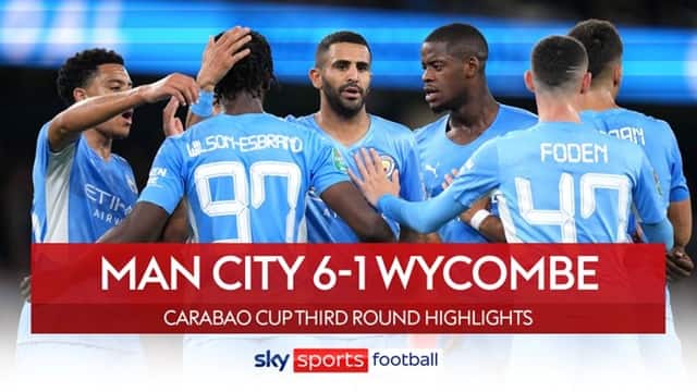 Video Highlight Man City - Wycombe