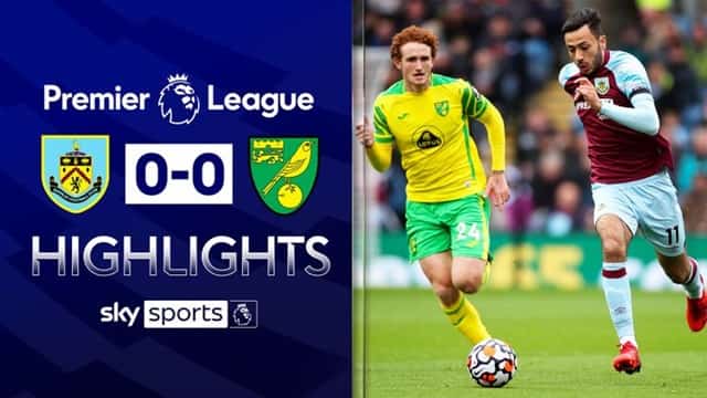 Video Highlight Burnley - Norwich
