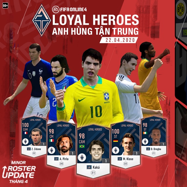 Lộ diện chiếc thẻ quyền năng tái xuất các "huyền thoại" trong FIFA Online 4