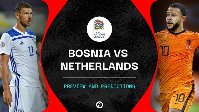 Bosnia & Herzegovina vs Hà Lan, 23h00 - 11/10/2020 - UEFA Nations League