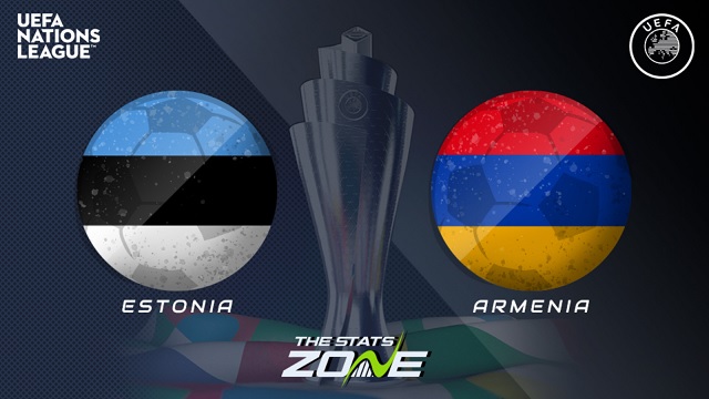 Estonia vs Armenia, 01h45 - 15/10/2020 - UEFA Nations League
