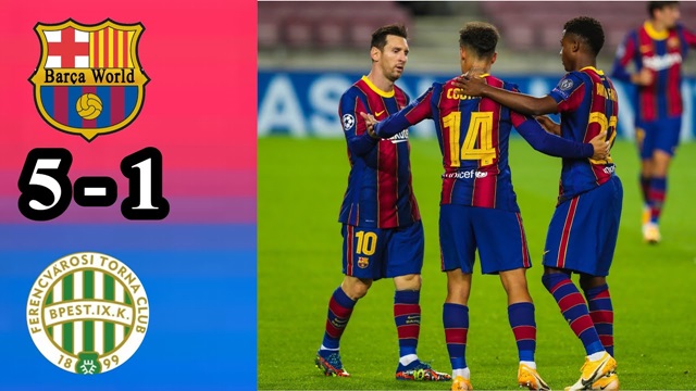 Video Highlight Barcelona - Ferencvaros