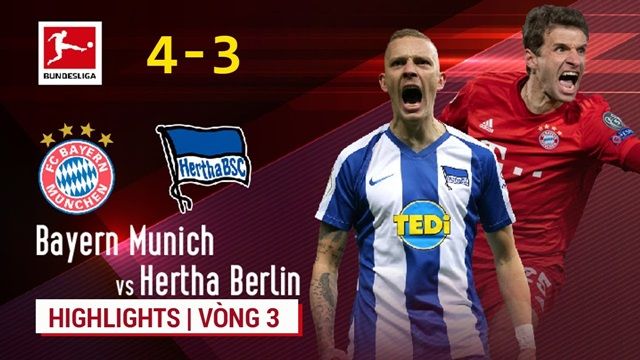 Video Highlight Bayern Munich – Hertha Berlin