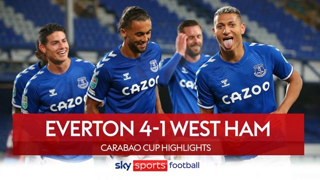 Video Highlight kết quả bóng đá anh Everton - West Ham