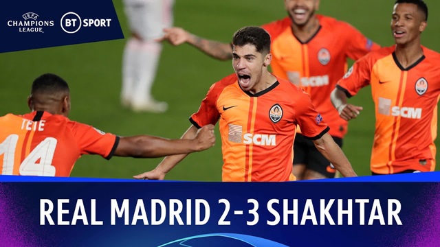 Video Highlight Real Madrid - Shakhtar Donetsk