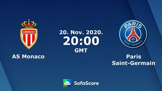  AS Monaco vs Paris Saint Germain, 03h00 - 21/11/2020 - Ligue 1 vòng 10