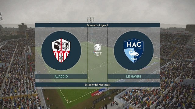 Ajaccio vs Le Havre, 02h45 - 08/12/2020 - Hạng 2 Pháp