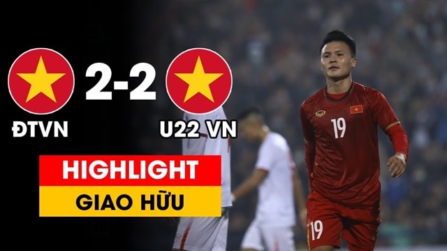 Video Highlight ĐT Việt Nam - U22 Việt Nam