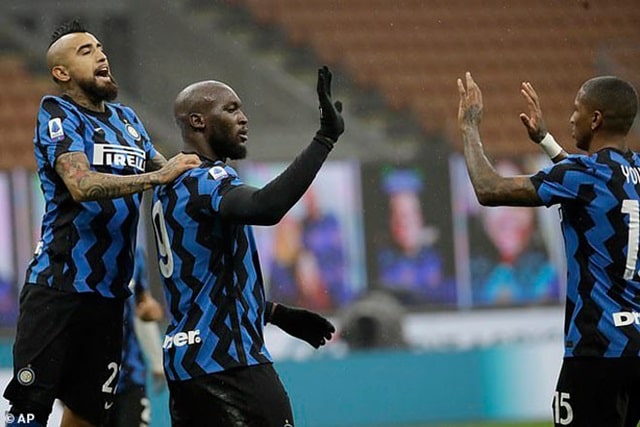 Inter Milan lại giành chiến thắng khi Romelo Lukaku ghi bàn