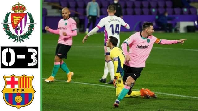 Video Highlight Real Valladolid - Barcelona