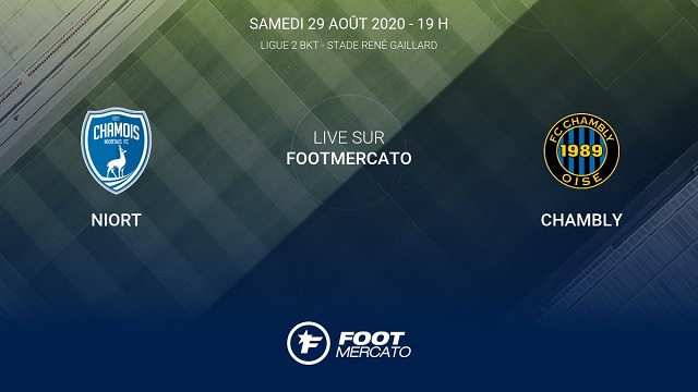 Chambly vs Niort, 01h00 - 28/01/2021 - Hạng 2 Pháp