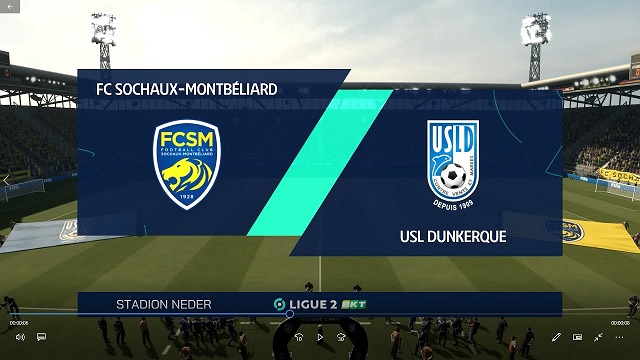  Sochaux vs Dunkerque, 02h00 - 06/01/2021 - Hạng 2 Pháp