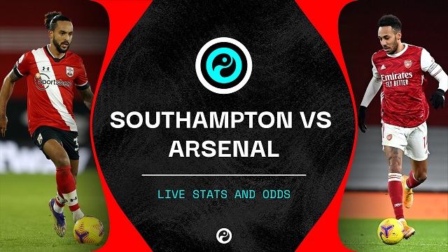 Southampton vs Arsenal, 03h15 - 27/01/2021 - NHA vòng 20
