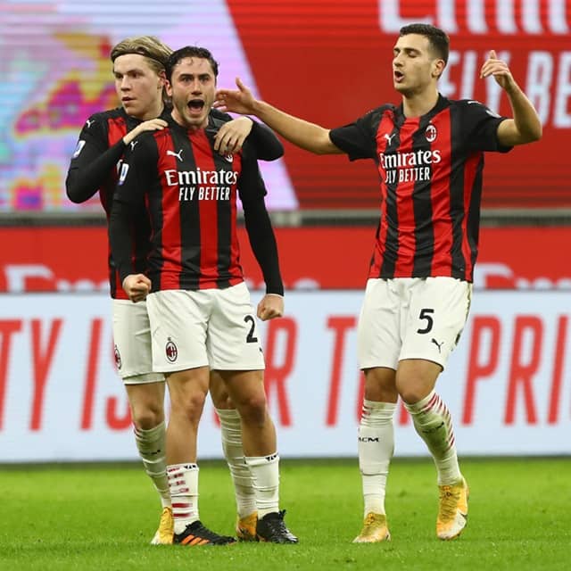 Bàn thắng duy nhất của AC Milan trong trận này được ghi do công của Calabria