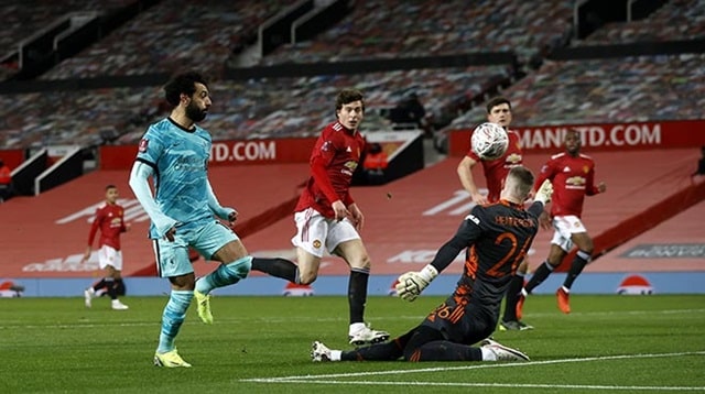 Salah mang lại lợi thế cho Liverpool sau 17 phút đầu trận