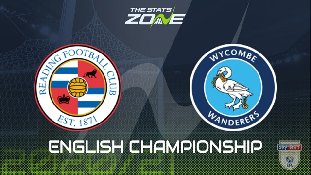 Wycombe vs Reading, 02h45 - 24/02/2021 - Hạng nhất Anh
