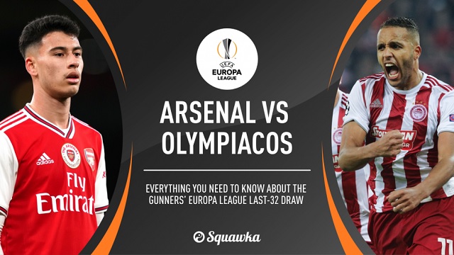 Arsenal vs Olympiakos, 00h55 – 19/03/2021 – Europa League