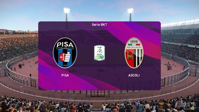 Ascoli vs Pisa, 01h00 - 03/03/2021 - Hạng 2 Italia