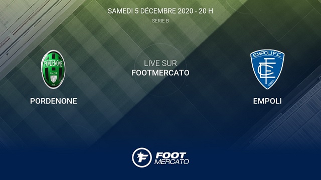 Empoli vs Pordenone, 01h00 - 17/03/2021 - Hạng 2 Italia