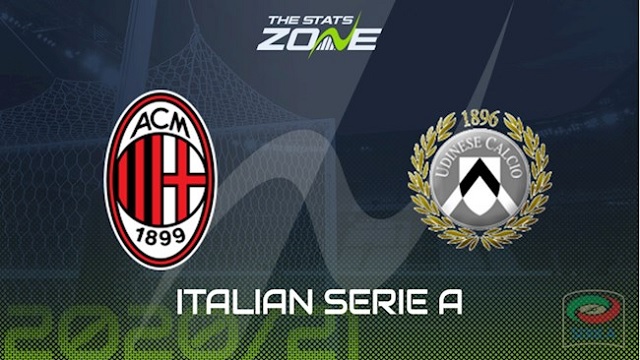 Milan vs Udinese, 02h45 - 04/03/2021 - Serie A vòng 25