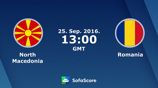 Romania vs Bắc Macedonia, 02h45 - 26/03/2021 - Vòng Loại WC Khu Vực Châu Âu