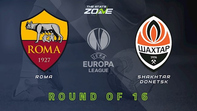 Shakhtar Donetsk vs Roma, 00h55 – 19/03/2021 – Europa League