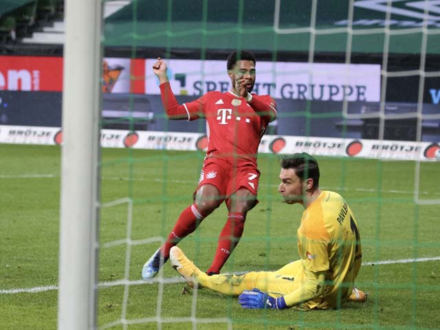 Gnabry ghi bàn thứ 2 của Bayern ngay trong hiệp 1