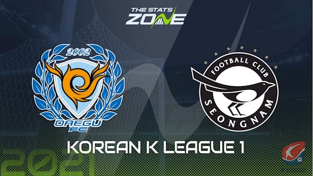 Daegu vs Seongnam, 17h30 - 06/04/2021 - K-League Hàn Quốc