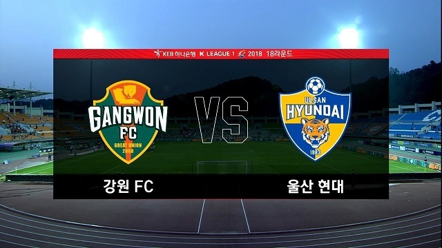  Gangwon vs Ulsan, 17h30 - 12/05/2021 - K-League Hàn Quốc