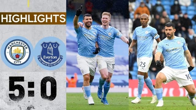 Video Highlight Man City - Everton