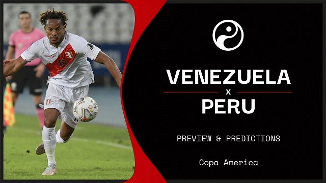 Venezuela vs Peru, 04h00 - 28/06/2021 - Copa America
