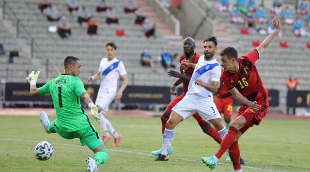 Thorgan Hazard giúp Bỉ có bàn mở tỷ số ở phút 20