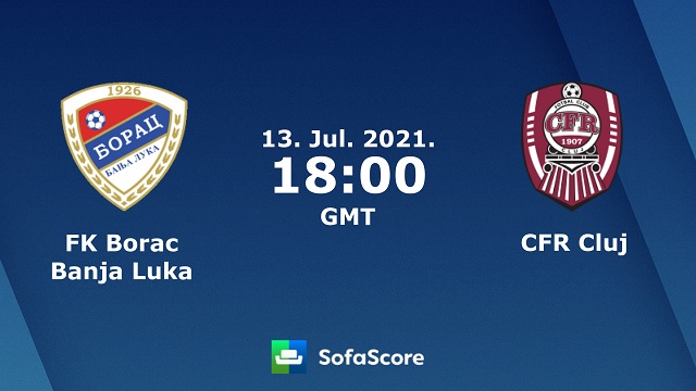 Borac vs Cluj, 01h00 – 14/07/2021 – Champions League