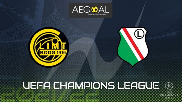 Legia Warsaw vs Bodo Glimt, 01h00 – 15/07/2021 – Champions League