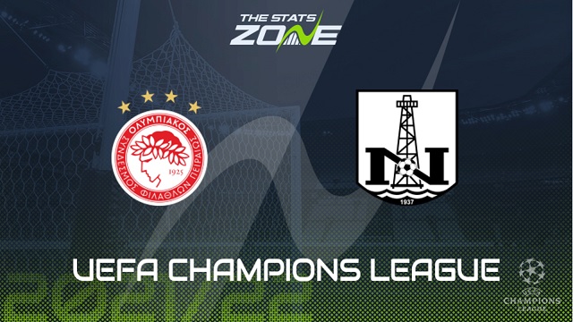 Olympiakos vs Neftci, 02h00 – 22/07/2021 – Champions League