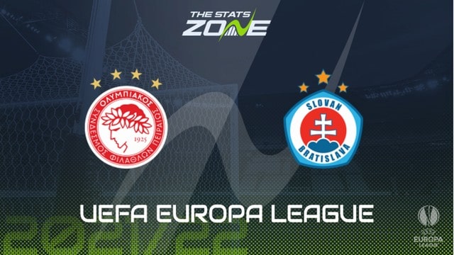Olympiakos vs Slovan Bratislava, 02h00 – 20/08/2021 – Europa League