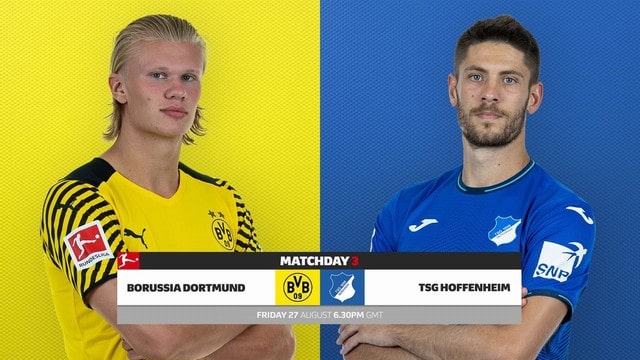 Dortmund vs Hoffenheim, 01h30- 28/08/2021 - Bundesliga vòng 3