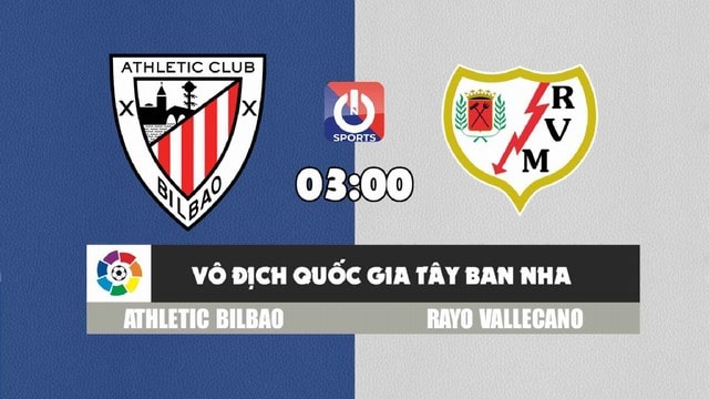 Bilbao vs Vallecano, 03h00 - 22/09/2021 - La Liga vòng 6