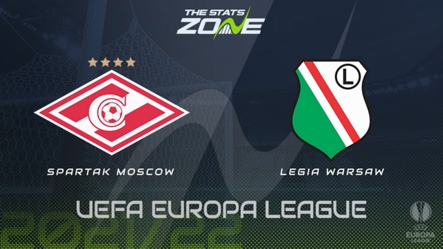 Spartak Moscow vs Legia Warsaw, 21h30 – 15/09/2021 – Europa League