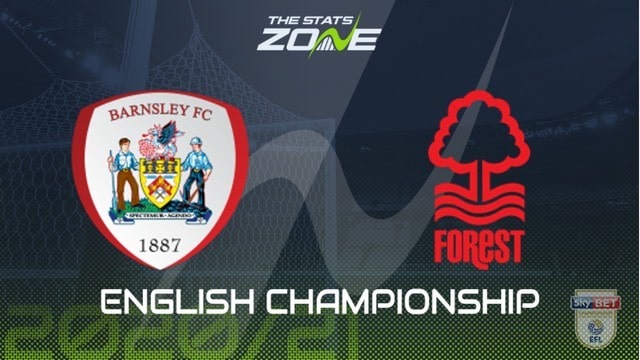 Barnsley vs Nottingham, 01h45 - 30/09/2021 - Hạng Nhất Anh