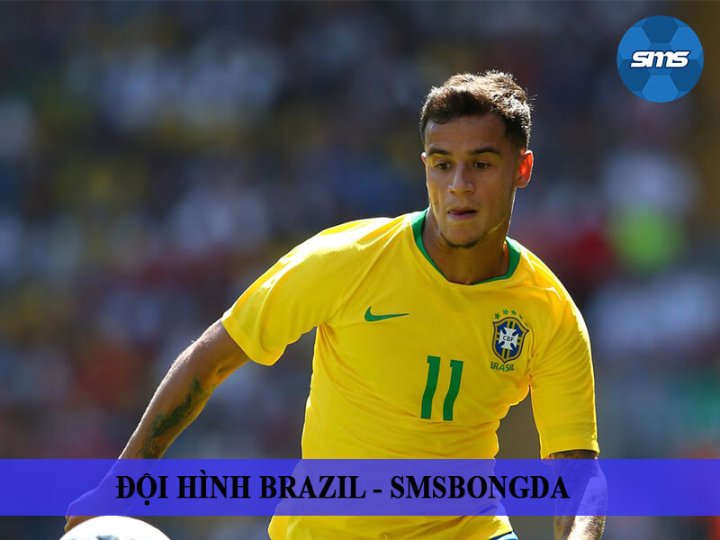 Tiền vệ: Philippe Coutinho - Đội hình Brazil