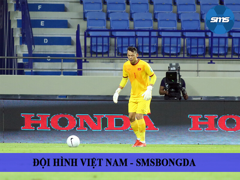 Đội hình Việt Nam - Thủ môn: Bùi Tấn Trường