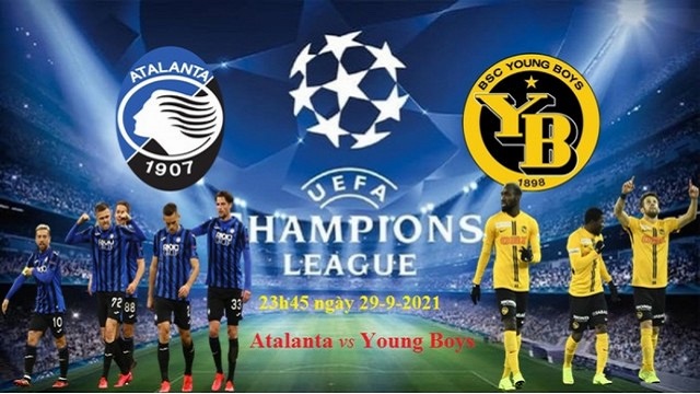 Atalanta vs Young Boys, 23h45 – 29/09/2021 – Champions League
