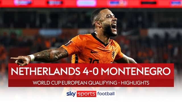 Video Highlight Hà Lan - Montenegro