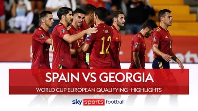 Video Highlight Tây Ban Nha - Georgia